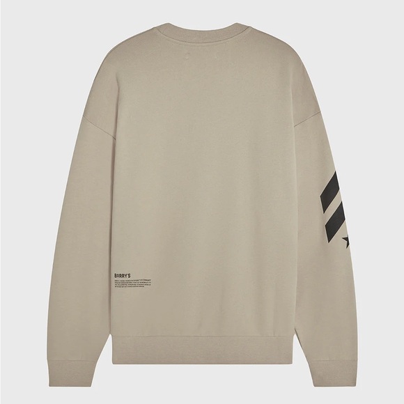 Pangaia x Barry’s Unisex Sweatshirt In Stone Size M - Picture 2 of 9